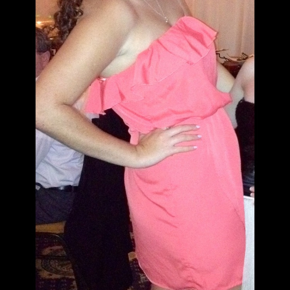 Gap coral tube dress